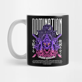 Domination Design: Demon Samurai - Shadows Never Fade - Dark Japanese Art Mug